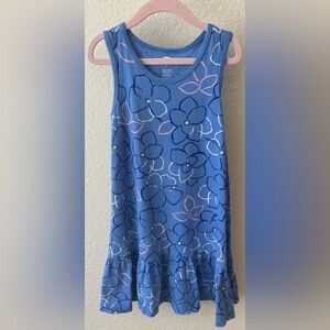 Tea Collection Blue Floral A-Line Dress